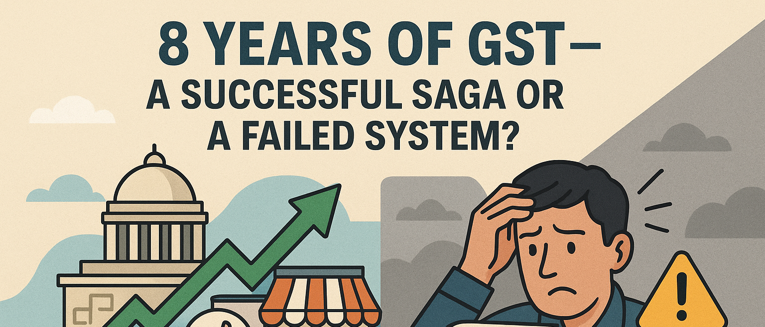 8 Years of GST – A Successful Saga or a Failed System?